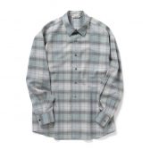 AURALEE-SUPER-LIGHT-WOOL-CHECK-SHIRT-メンズ-Blue-Green-Check-168x168