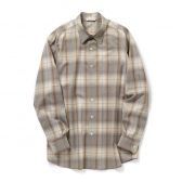 AURALEE-SUPER-LIGHT-WOOL-CHECK-SHIRT-メンズ-Gray-Brown-Check-168x168