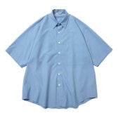 AURALEE-WASHED-FINX-TWILL-BIG-HALF-SLEEVED-SHIRT-メンズ-Blue-168x168