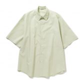 AURALEE-WASHED-FINX-TWILL-BIG-HALF-SLEEVED-SHIRT-メンズ-Light-Green-168x168