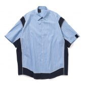 N.HOOLYWOOD-2251-SH53-017-peg-HALF-SLEEVE-SHIRT-Blue-Stripe-168x168