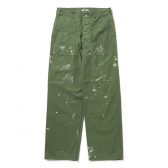 AURALEE-Men-WASHED-BAGGY-SATIN-BLEACHED-BAKER-PANTS-メンズ-Olive-Green-168x168