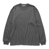 AURALEE-Men-WOOL-SOFT-JERSEY-LS-TEE-メンズ-Top-Charcoal-168x168