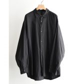 COMOLI-KHADIコットンWレイヤー-コモリシャツ-Black-168x168