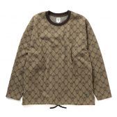 South2-West8-String-Crew-Neck-Shirt-Poly-Jq.-SkullTarget-Brown-168x168