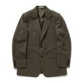AURALEE-Men-LIGHT-WOOL-MAX-GABARDINE-JACKET-メンズ-Dark-Olive-Brown-168x168
