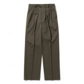 AURALEE-Men-LIGHT-WOOL-MAX-GABARDINE-TWO-TUCK-SLACKS-メンズ-Dark-Olive-Brow-168x168