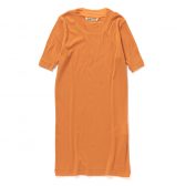 AURALEE-Women-SUPER-HIGH-GAUGE-SHEER-RIB-TEE-レディース-Orange-168x168
