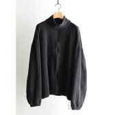 COMOLI-フリース-ジップジャケット-Fade-Black-168x168