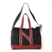 NICENESS-L.LESH-L.レッシュ-NNショルダートートバッグ-加工キャンバス-Black×Red-168x168