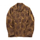 Needles-Cowboy-One-Up-Shirt-Rose-Jacquard-Brown-168x168