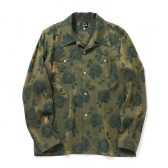 Needles-Cowboy-One-Up-Shirt-Rose-Jacquard-Green-168x168