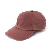 AURALEE-Men-GARMENT-DYED-FINX-CHINO-CAP-MADE-BY-KIJIMA-TAKAYUKI-メンズ-Red-Brown-168x168