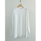 COMOLI-コットンワッフル-長袖Tシャツ-White-168x168