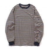 Needles-LS-Crew-Neck-Tee-Cotton-Stripe-Jersey-NavyBeige-168x168