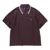 Needles-Regular-Collar-Polo-Cotton-Pique-Purple-168x168