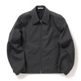AURALEE-Men-BONDED-TROPICAL-WOOL-ZIP-BLOUSON-メンズ-Top-Charcoal-168x168