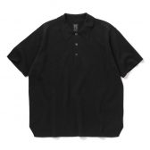BATONER-2G-SMOOTH-KNIT-POLO-SHORT-SLEEVE-レディース-Melange-Black-168x168