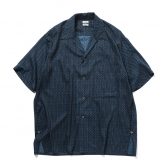 YOKE-Vintage-Pattern-Printed-Open-Collar-Shirt-Navy-168x168