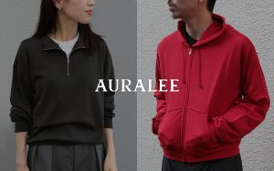 極上の素材感『AURALEE / オーラリー』のスウェット・パーカーのご紹介