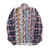 Rebuild-by-Needles-Flannel-Shirt-Ribbon-Shirt-Wide-Fサイズ_1-168x168