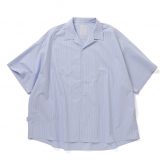 S.F.C-COTTON-STRIPE-OPEN-COLLAR-SS-SHIRT-Sax-168x168