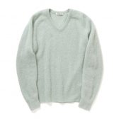 AURALEE-Men-BABY-SURI-ALPACA-SHEER-KNIT-V-NECK-PO-メンズ-Dusty-Mint-168x168