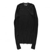 AURALEE-Women-SUPER-HIGH-GAUGE-SHEER-RIB-LS-TEE-レディース-Black-168x168