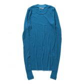 AURALEE-Women-SUPER-HIGH-GAUGE-SHEER-RIB-LS-TEE-レディース-Blue-168x168