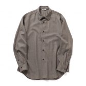 AURALEE-Women-SUPER-LIGHT-WOOL-SHIRT-レディース-Top-Brown-168x168