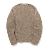 AURALEE-Men-LOW-GAUGE-HOMESPUN-TWEED-KNIT-PO-メンズ-Top-Brown-168x168