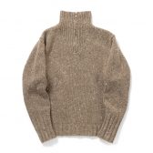 AURALEE-Men-LOW-GAUGE-HOMESPUN-TWEED-KNIT-ZIP-TURTLE-メンズ-Top-Brown-168x168