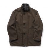AURALEE-Men-REVERSIBLE-WOOL-TWISTED-TWILL-SHEEP-LEATHER-HALF-COAT-メンズ-Brown-Chambray×Black-168x168