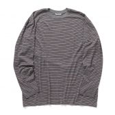 AURALEE-Men-SOFT-SMOOTH-WOOL-STRIPE-JERSEY-LS-TEE-メンズ-Gray-Stripe-168x168