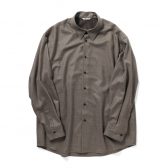 AURALEE-Men-SUPER-LIGHT-WOOL-SHIRT-メンズ-Top-Brown-168x168