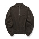 AURALEE-Women-SUPER-HIGH-GAUGE-SWEAT-HALF-ZIP-PO-レディース-Dark-Brown-168x168