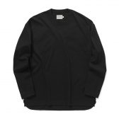 CURLY-PLATING-STITCH-COTTON-JERSEY-TEE-Black-168x168