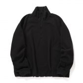 RECYCLE-POLYESTER-FLEECE-HALF-ZIP-PULLOVER-Black-168x168