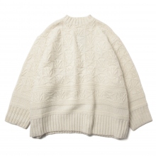 th products / ティーエイチプロダクツ | Hunting Oversized Knit - White