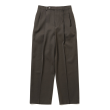 AURALEE / オーラリー | LIGHT WOOL MAX GABARDINE SLACKS (レディース) - Dark Brown
