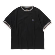 Needles / ニードルズ | Ringer Tee - Cotton Pique - Black