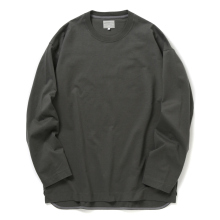 BIO TEE CREW-NECK (L/S)- Graphite