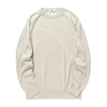 GIM / ジム | 14G ASIC天竺 長袖クルー - Beige