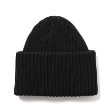 BATONER / バトナー | COTTON KNIT CAP (ユニセックス) - Black