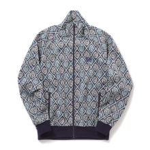 Track Jacket - Poly Jacquard - Blue/Purple