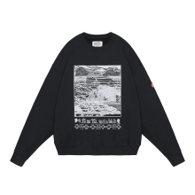 C.E / シーイー | WASHED FK Hyperferma CREW NECK - Black
