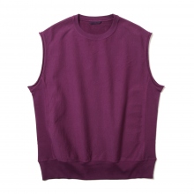 AURALEE / オーラリー | SUPER MILLED SWEAT SLEEVELESS (レディース) - Purple