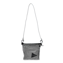 and wander / アンドワンダー | UL sacoche with Dyneema - Charcoal