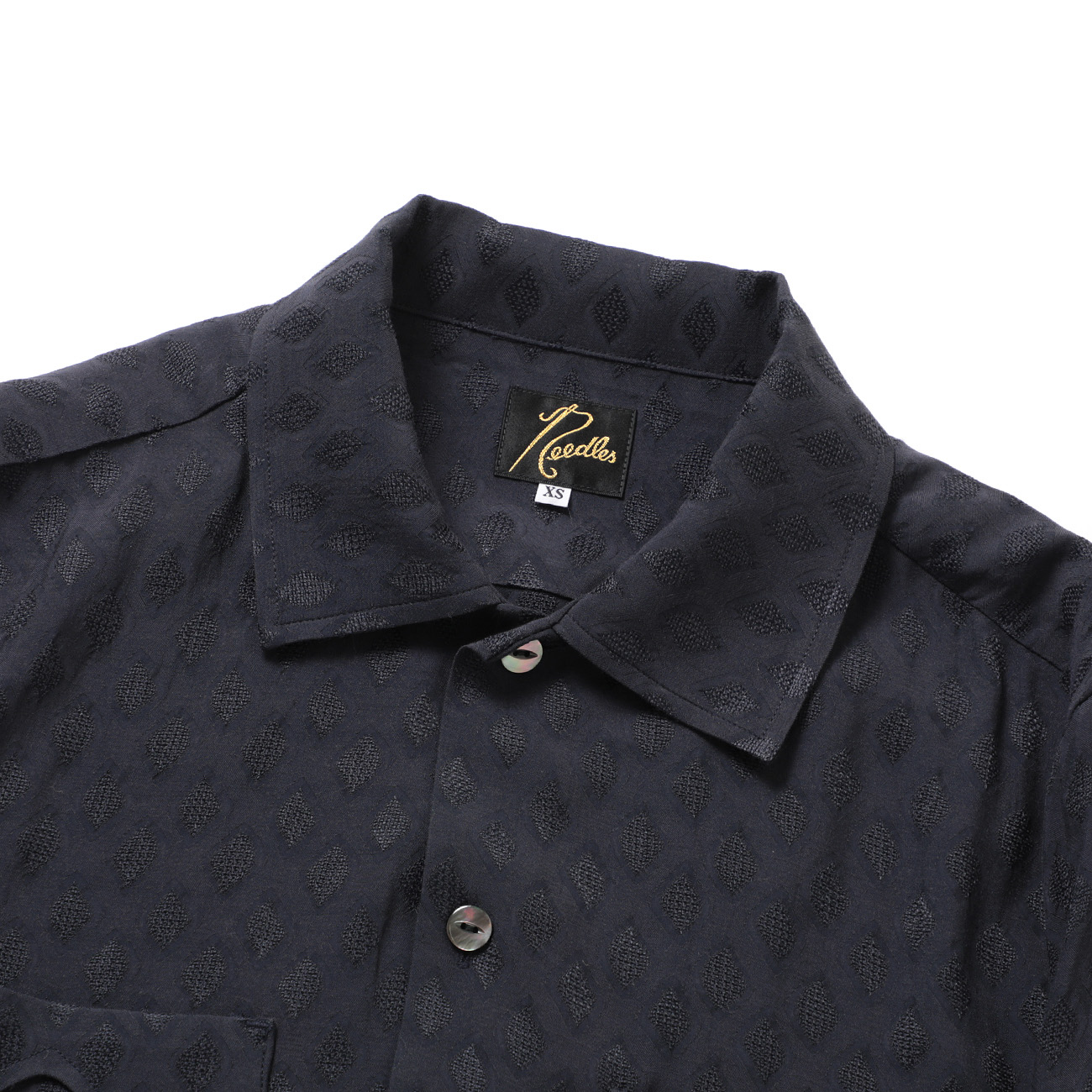 One-up Shirt - Diamond Mesh Jacquard 襟元
