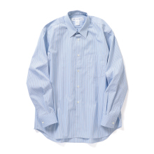 FOREVER / Wide Classic - yarn dyed cotton stripe poplin - Stripe 122